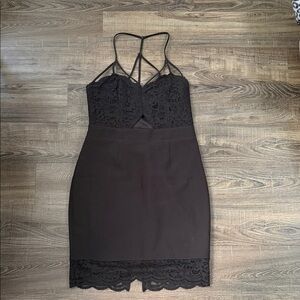 Express Black Lace Dress